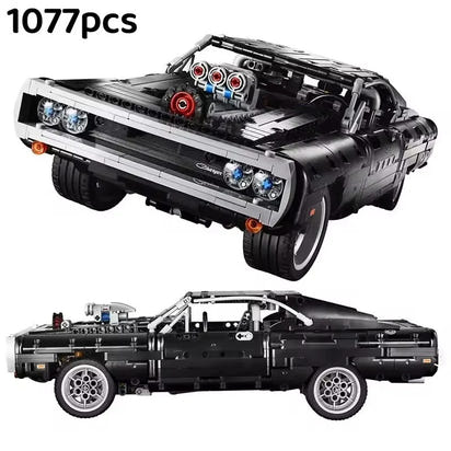 1:14 Scale Buildable Dodge Charger Muscle Car Model Kit (1077 pcs)