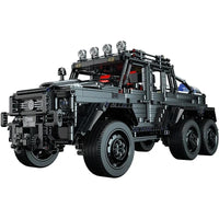 1:8  Scale Buildable Mercedes AMG G63 6x6 Off-Road Pickup Model Kit (3224 pcs)