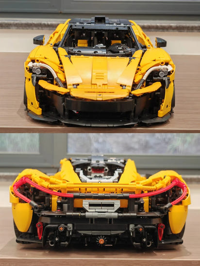 1:8 Scale Buildable McLaren P1 Hypercar Model Kit (3893 pcs)