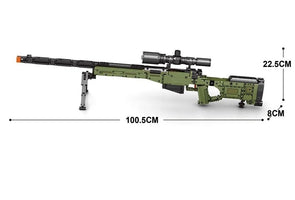 Buildable AWM Sniper Rifle Display Model Kit (1245 pcs)