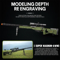 Buildable AWM Sniper Rifle Display Model Kit (1245 pcs)