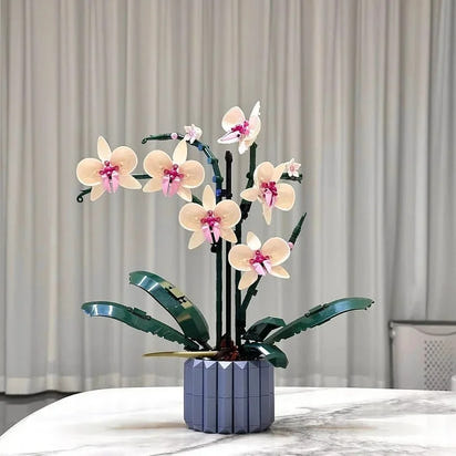 Buildable Orchid Pot Plant (711 pcs)