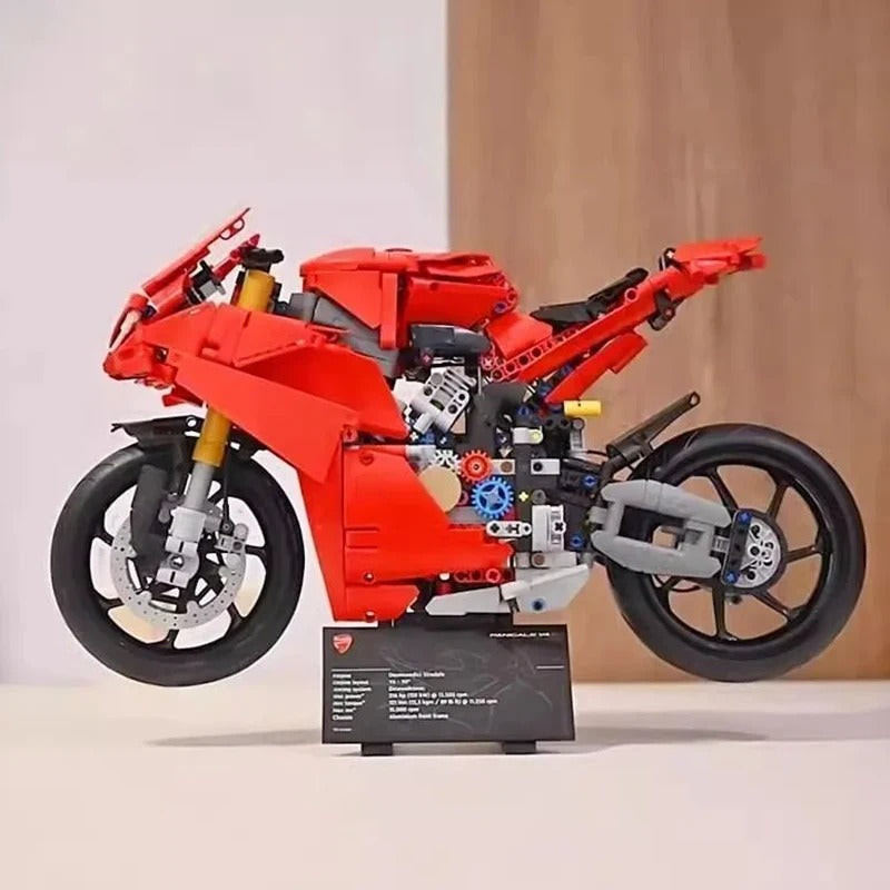 1-12 Scale Buildable Ducati Panigale V4 (1603 pcs)