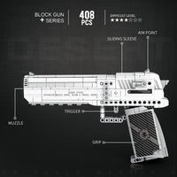 Buildable Desert Eagle Display Model Kit (408 pcs)