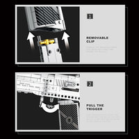 Buildable Desert Eagle Display Model Kit (408 pcs)