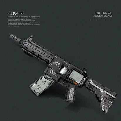 Buildable M416 Assault Rifle Display Model Kit (1188 pcs)