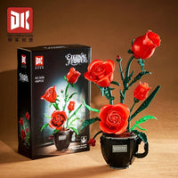 Buildable Rose Pot Plant Model (450 pcs)