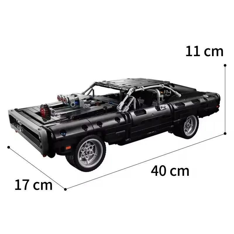 1:14 Scale Buildable Dodge Charger Muscle Car Model Kit (1077 pcs)