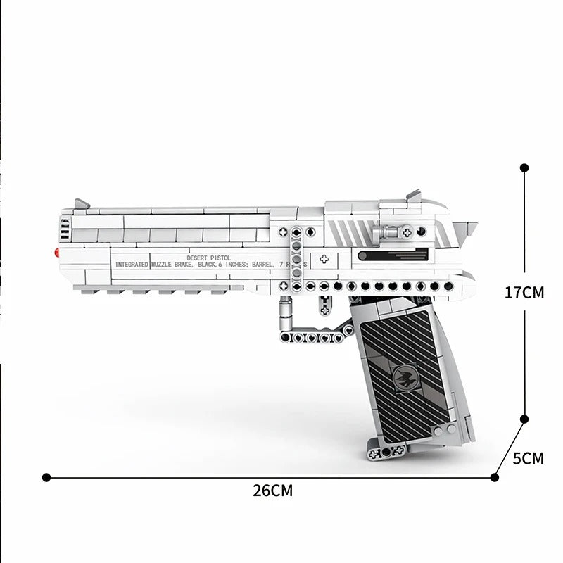 Buildable Desert Eagle Display Model Kit (408 pcs)