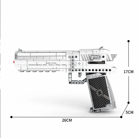 Buildable Desert Eagle Display Model Kit (408 pcs)