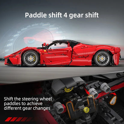 1:8 Scale Buildable LaFerrari Hypercar Display Model Kit (4739 pcs)