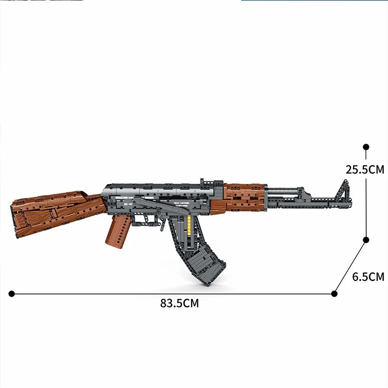 Buildable AK47 Display Model Kit (1238 pcs)