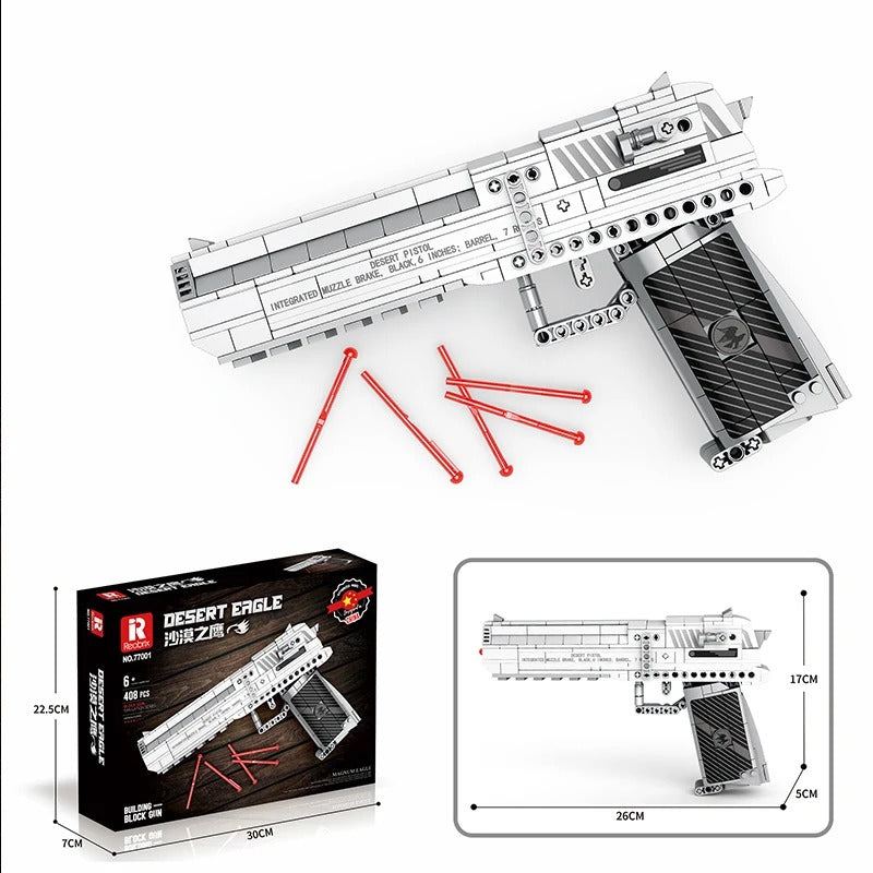 Buildable Desert Eagle Display Model Kit (408 pcs)