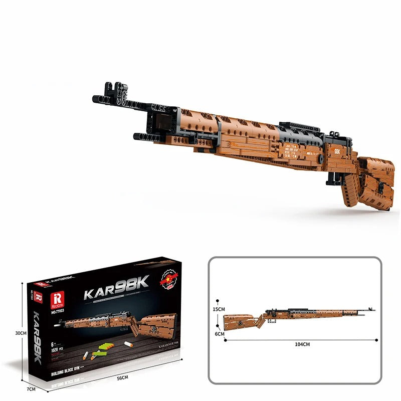 Buildable Kar98K Sniper Rifle Display Model Kit (1028 pcs)